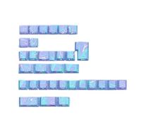 136Keys Kycaps - Juego de teclas de teclado con retroiluminación personalizable con altura cómoda para teclados mecánicos