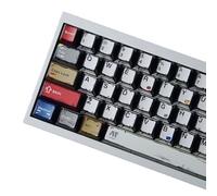 136Keys - Teclas de luces mixtas de altura original para interruptores, teclados mecánicos, cómics, luces mixtas