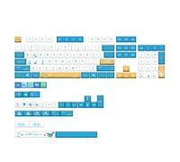 137 teclas UnderseaMystery Teclas XDA Perfil PBT 5 caras Tecla de sublimación 6.25U 7U para teclado mecánico MX Switch Pbt teclas de sublimación de tinte