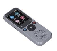 138 idiomas Real y tiempo Smart Smart Voice Photo Translator con asistente de IA, cámara HD de 8MP, micrófonos de cancelación de ruido para viajes, aprendizaje de idiomas, viajes de negocios Aqiong