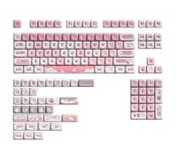 138Keys - Teclas de impresión de animales de dibujos animados sublimadas con calor para interruptores de teclado mecánicos de juegos 61/84/87/104