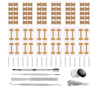 139 Pzs Uñas Encarnadas Pies Corrección Kit, Parches Para Uñas Encarnadas Elástico, Tiras De C Para Ingrown Toenail Treatment, Herramientas Cuidado De Las Uñas De Los Pies Profesionales