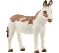 Schleich Figura Burro americano 13961, moteado – Farm World – a partir de 3 años – 8 x 2 x 7 cm