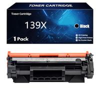 139X Cartucho de Tóner de Repuesto Compatible para HP 139X 139A W1390A W1390X para HP LaserJet Pro 3002 3002dw MFP 31023 102fdw Impresoras con Chip,Black-1 Pack