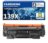 139X W1390X 【con chip】 Cartucho de tóner MFP 3102fdw (139A W1390A) compatible con HP para LaserJet Pro MFP 3002dw 3002dn 3102fdn 3102fdw impresora 4000 páginas 1390X 1390A (1 negro)