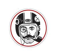 13cm Car Styling The Distinguished Gentleman s Ride Decal Casco Pegatina Parachoques Tronco Impermeable Auto
