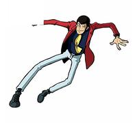 13cm x 10,3 cm para Lupin III vinilo calcomanía JDM Assessoires a prueba de arañazos ventana maletero