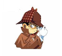13cm x 10,4 cm para el Detective Conan, calcomanía impermeable, pegatinas de moda para coche, vinilo para arañazos de oclusión