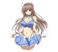 13cm x 10,5 cm Anime Amagi Brilliant Park dibujos animados Sento Isuzu mujer calcomanía impermeable
