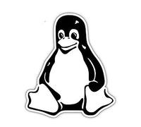 13cm x 11,3 cm estilo de coche Tux Penguin Linux calcomanía coche pegatina vinilo gráfico para