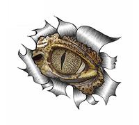 13cm x 11,7 cm para Crocodile Eye Break The Wall Personalidad VAN Calcomanía para maletero a prueba de agua