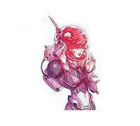 13cm x 12,4 cm para Mia Wallace pegatinas de coche calcomanías impermeables a prueba de arañazos Anime creativo