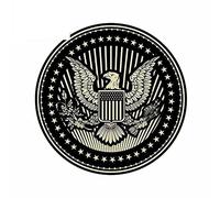 13cm x 12,7 cm para Great Seal of The United Car Sticker parabrisas Windows VAN