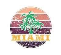 13cm x 13cm para Miami Snow Coco Trees Trunk Car Stickers Oclusión Scratch Anime Impermeable