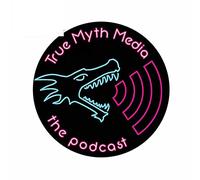 13cm x 13cm para The True Myth Media Podcast calcomanía impermeable DIY pegatinas de coche DIY