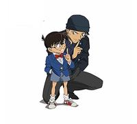13cm x 29,1 cm para Detective Conan dibujos animados coche pegatinas vinilo Material calcomanía impermeable oclusión