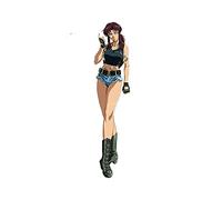 13cm x 3,2 cm para Black Lagoon Revy Anime calcomanía portátil parabrisas pegatinas divertidas para coche