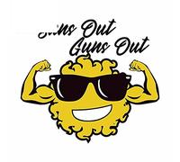 13cm x 39cm para Suns out Guns Out Car Sticker Windows calcomanías de tabla de surf decoración de parabrisas