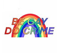 13cm x 6,5 cm para Gay Pride Arco Iris motocicleta pegatinas de parachoques de coche Laptop calcomanías de moda