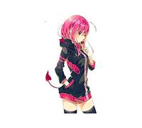 13cm x 6,8 cm para Lala Satalin To Love Ru Anime coche Assessoires pegatinas creativas