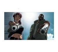 13cm x 7,3 cm para Black Lagoon Revy, pegatina a prueba de arañazos para coche, pegatina para parabrisas de nevera