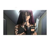 13cm x 7,3 cm para Black Lagoon Revy pegatinas divertidas para coche personalidad motocicleta parabrisas rasguño