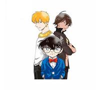 13cm x 8,5 cm para el Detective Conan, calcomanía fina impermeable, pegatinas de dibujos animados para coche, grafiti DIY