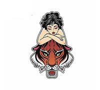 13cm x 8,5 cm para Vintage Circus Animal vinilo coche pegatinas personalidad creativa calcomanía Graffiti