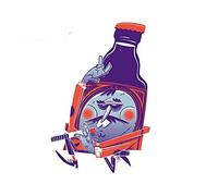 13cm x 8,6 cm para la búsqueda de favoritos, pegatina creativa para coche, moda DIY, oclusión, rasguño, Anime