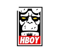 13cm x 8,7 cm para HellBOY Post pegatinas creativas para coche a prueba de arañazos vinilo SUV