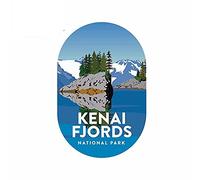 13cm x 8,7 cm para Kenai Fjords National Park refrigerador coche pegatinas personalidad calcomanía motocicleta