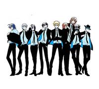 13cm x 8,8 cm para Hakone Gakuen Yowamushi Pedal DIY calcomanía fina Anime Pull Flower