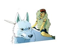 13cm x 9,1 cm para princesa Mononoke pegatinas de coche Graffiti calcomanía impermeable oclusión cero para