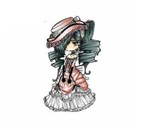13cm x 9,5 cm para Black Butler Ciel Phantomhive Girl pegatinas de coche calcomanía de maletero parabrisas