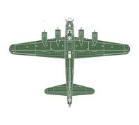 13cm x 9,9 cm para Boeing B Flying Fortress Car Sticker vinilo vehículo decoración impermeable