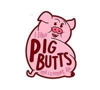 13cm x 9,9 cm para I Like Pig Butts Anime calcomanía personalidad Laptop coche pegatina