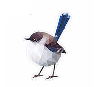 13cm x 9cm para Lovely Bird Animal Cartoon Car Stickers Sunscreen Vinyl JDM Bumper Trunk