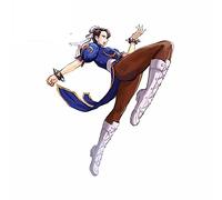 13cmx11cm para The King of Fighters Chun Li Cool Game Car Stickers Scratch