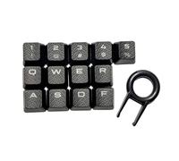 13Keys - Teclas antideslizantes que mejoran la escritura y los juegos con retroiluminación para teclados K70 K95