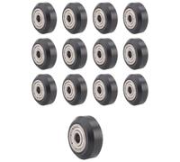 13pcs 625zzzzz Lineal rodamiento de rodamiento de polea 3D Impresora pasiva Rodillo de Rueda Redonda Compatible con CR10 Ender 3 y Modelos similares A34M