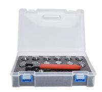 13pcs Collet CNC - Máquina de grabado Chuck Set Kit SKER2013PC03 para uso versátil
