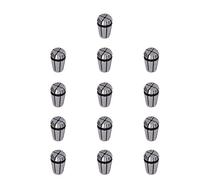 13pcs Spring Collet ER11 1.0 Mm a 7.0 Mm Kit de Conjunto de Herramientas Tiburón Torno Fresado para Sujetar