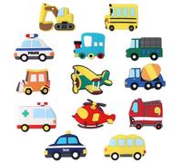 13uds Imanes de Nevera para Niños, Imanes Nevera Coche con como Coche Barco Avión o Vehículo Juguetes Educativos para Niños y Niñas