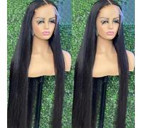 13X4 13X6 HD Anteriore Del Merletto Parrucche Dei Capelli Umani Pre Pizzicate Per Le Donne Osso Diritto Grezzo Diritto Remy Parrucche Frontali Dei Capelli Umani