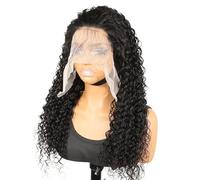 13x4 HD Lace Frontal Deep Curly Bob Peluca de cabello humano prearrancado 200 Densidad mojada y ondulada pelucas sin pegamento para mujeres Agrega volumen al cabello(18 pulgadas)