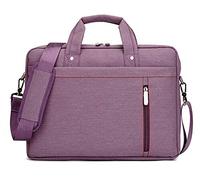 14 15.6 Pulgadas Bolsas para portátiles a Prueba de Agua Funda para Tableta Funda para computadora Mujeres Mensajero Bolsas de Hombro Maletín para Hombres, Púrpura, 14 Pulgadas