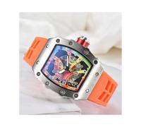 (14)2023 Reloj unisex de cuarzo automático con función AAA y tres pines de Richard Ceramic Smiley Trend