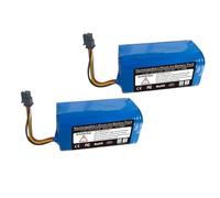 14.4v 14.8v 3500mAh Rechargeable Battery,Compatible For ，Compatible For Midea，,Robot Vacuum Cleaner I5Extra.i5 Young.i9 EYE.M3.M3J.K30.K50.M7.i50Pro(2pcs)