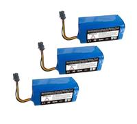 14.4v 14.8v 3500mAh Rechargeable Battery,Compatible For ，Compatible For Midea，,Robot Vacuum Cleaner I5Extra.i5 Young.i9 EYE.M3.M3J.K30.K50.M7.i50Pro(3pcs)