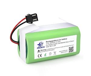 14.4V 2600mAh Li-Ion Batería de Reemplazo para Conga Excellence 950 990 1090 1790 1990 Ecovacs Deebot N79 N79S DN622, Eufy RoboVac 11,11S,12,15C 15T,30,30C,35C, IKOHS NETBOT S14 S15